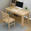 Escritorio de computadora de madera maciza escritorio de escritura mesa de estudio escritorio para el hogar escritorio de oficina mesa de comedor rectangular simple