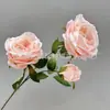 Rosa Simulação Haste Única Rosa Grande Austin Flor Artificial Flor Falsa Arranjo de Local Rosa Presente Dia dos Namorados Material Floral