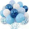 Venta caliente transfronteriza 30 piezas traje de globos metálicos decoración de fiesta de cumpleaños de boda globo redondo de color mate