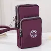 Bolsa Cruzada de Mano Directa de Fábrica al por Mayor Bolsa para Teléfono Móvil de Pantalla Grande Billetera para Monedas Bolso Colgante para Cuello/Muñeca Running Vertical Mini