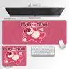 Mouse Pad de Urso Morango Desenho Animado Anime Mat Grande Matéria-Prima de Alta Qualidade Mouse Pad Tapete para Mesa de Computador
