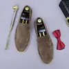 [Pre-venta No en stock] Zapatos de Hombre Mate al por Mayor, Zapatos Retro de Cuero Genuino de Caña Baja, Mocasines de Piel de Oveja Slip-On de Negocios