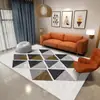 Nueva Alfombra de Piso Sala de Estar Dormitorio Lujo Ligero Alta Calidad Simple Cobertura Total Sofá Alfombra de Piso Grande Mesa de Café Limpiable Alfombra de Mesita de Noche