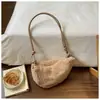 Moderna cadena de tendencia de felpa de leopardo este año personalidad versátil simple moda casual bolsa de hombro axila