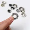 Nuevo Ojal de Aire Metálico Incrustado con Diamantes Botón de Ojal de Cobre de Lujo Botón de Ojal Redondo Accesorios para Ropa y Equipaje con Ojal de Aire de Diamante