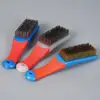 Cepillo práctico para zapatos de tintorería, cepillo duro para limpiar suelas y bordes de zapatos, eficaz para eliminar manchas y limpiar