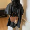 Diseño de Nicho Textura Casual Bolso de Moda Otoño Nueva Tendencia Bolso de Hombro Cruzado 2025 Bolso Cubo para Mujer