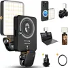Luz de Relleno Magnética para Teléfono, Luz para Fotografía Selfie de Cámara, Luz de Bolsillo Ambiental RGB, Luz de Relleno LED para Videoconferencia