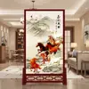 Nueva Pantalla Divisoria de Estilo Chino para Sala de Estar y Dormitorio, Pantalla Divisoria para el Hogar para Bloquear la Vista de la Sala de Estar y la Entrada, Pantalla Móvil