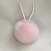 Juguete de Bola de Pelo Falso de Conejo de 8 cm Más Vendido de Amazon, Cojín Decorativo para el Hogar, Materiales Hechos a Mano, Accesorios para Zapatos y Sombreros, Accesorios para Capas, Bola Artificial