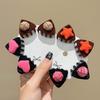 Pinza para el Cabello Femenina Princesa Cabeza Pinza Pequeña Pinzas para el Cabello Accesorios para el Cabello Cabello Suelto tamaño Pequeño Pinza para el Flequillo Parte Delantera Pinza para el Cabello Infantil Pinza para el Cabello Adorno para la Cabeza