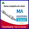 Yingmei Marca MA20x25x30x50x75x100x125x150x175x200-SCA Mini Cilindro de Aço Inoxidável