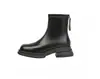 Botines Martin para mujer, nueva colección otoño 2024, estilo británico, con tacón oculto para mayor altura, botines ajustados al tobillo