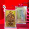 Las Ocho Deidades Guardianas y el Buda del Zodíaco Pegatina de Teléfono Móvil de Oro Puro 999, Dios de la Riqueza, Placas de Oro del Zodíaco Doce, Amuleto de Paz