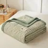 Colcha de Verano de Algodón Puro Lavable, Colcha para Aire Acondicionado, Colcha Refrescante de Verano, Colcha de Verano de Algodón Puro, Colcha Fina de Verano Lavable a Máquina