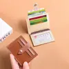 Nuevo Tarjetero para Mujer, Ultradelgado, Compacto, Mini Tarjetero para Hombre, Antidesmagnetización, Múltiples Ranuras para Tarjetas, Tarjetero para Tarjetas Bancarias, Monedero