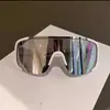 Gafas de Sol Gafas Protectoras de Viento para Ciclismo al Aire Libre Montañismo Esquí Marco Retro Oversized Protección Solar Gafas de Sol de Una Pieza para Hombres y Mujeres