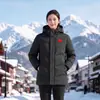 Chaqueta Deportiva de Algodón de Longitud Media de Invierno para Hombres y Mujeres, Abrigo de Algodón con Capucha, Engrosado y Cálido para Entrenamiento de Estudiantes Deportivos, Chaqueta Cortavientos para Exteriores