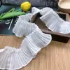 Acessórios de Renda Plissada Tipo Cogumelo de 5cm de Largura de Alta Qualidade Material para Decoração de Bainha de Bolsa de Dor para Roupas Artesanal DIY
