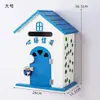Muebles para el Hogar Estilo Pastoral Buzón de Guardería Buzón de Mensajes Buzón de Madera Buzón de Sugerencias Decoraciones de Casitas de Madera Pequeñas