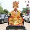 La estatua de Wuye está dedicada a la estatua de Buda de plástico reforzado con fibra de vidrio de resina a gran escala del Monte Wutai 88cm 1.1 m 1.3 m Rey Dragón Guangji