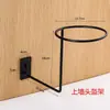 Painel perfurado de grade para pendurar na parede para exibir chapéus, suporte de anel para chapéus, suporte para basquete e futebol, cabide para capacetes