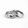 Guerrero de Acero Simple y Fresco Europeo y Americano Anillo de Acero Inoxidable Anillo de Cara Brillante para Pareja Anillo de Acero de Titanio Venta al por Mayor