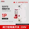 Interruptor de aislamiento pequeño Delixi DZ47G 20A-125A, interruptor de cuchilla, disyuntor 1P2P3P4P