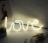 Luz Neon em Formato de Letra Luminosa Luz Decorativa Criativa para Bar com Luz Noturna para Quarto Estilo Ins