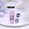 Estilo Retrô Liga Croheart Joias para Nail Art Metal Borboleta Acessórios para Unhas Cruz Wear Armadura Decoração Pingente