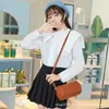 Bolso Cruzado Cilíndrico Nuevo Estilo de Verano para Mujer, Bolso de Cadena Cilíndrico con Rombos, Bolso Pequeño Funcional para Estudiante, Bolso Cruzado