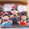 Nuevo Estilo Tang Xiaohuan Elegante Figura Pequeña de Muñeco de Cabeza Móvil Dibujos Animados Estilo Antiguo Exquisito Regalo para Niñas Decoración de Escritorio Venta al por Mayor