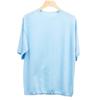 Camiseta Base de Color Sólido de Punto 100% Lana Lavable a Máquina, Camiseta Fina Estilo Isla de Imitación, Corte Holgado, Manga Corta Directo de Fábrica