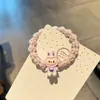 Laços de Cabelo Coloridos Desenho Ji Yi Xiaoba Cordas de Cabelo Estilo Ins Tiara de Menina Doce Elásticos de Cabelo para Casal Acessórios de Cabelo para Melhor Amigo Acessórios de Cabeça