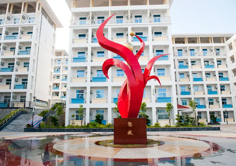 校园不锈钢学校景观雕塑