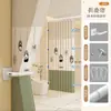 Envío Gratis Cortina de Ducha Plegable para Baño, Cortina Divisoria de Ducha Impermeable y Antimoho Sin Taladro, Cortina Colgante para Separación de Zonas Secas y Húmedas