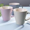 Caneca de Cerâmica Personalizada Minimalista Tendência Cinza-Azulado Bege Rosa Fosco Estilo Nórdico para Casa