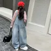 Conjunto de Primavera y Otoño para Niñas 2026 Nueva Moda Casual Holgado Peto Conjunto de Dos Piezas Estilo Transfronterizo de Moda