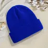 Moda Coreana Gorro de Lana Tejido Piel de Melón Cálido para Otoño e Invierno Gorro de Lana para Hombre Gorro Tejido Cálido Logo Personalizado