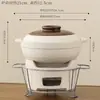 Olla de Barro para Cocina de Aceite con Base de Barro, Estufa de Carbón, Olla Caliente y Estufa Integradas, Estufa de Aceite Ecológica para Uso Comercial