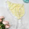 Bufanda Triangular Estilo Francés para Mujer Encaje Verano Protector Solar Delgada Transpirable Combinable Moda Diadema Cinta para el Cabello Bufanda de Seda