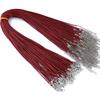 2022 Nueva joyería de oro, ágata, cristal, esmeralda, colgante, cordón de cera coreana, collar, cuerda de cuero, accesorios de bricolaje