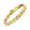Moda Nueva Transfronteriza Temperamento Trébol Fila Única Pulsera Magnética Joyería para Hombres y Mujeres Pulsera Simple de Gama Alta Venta al por Mayor