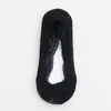 Calcetines náuticos de seda de hielo para mujer, de boca baja, invisibles, finos y cortos, de verano, con encaje antideslizante de silicona.