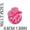 Linda Chica Ropa Rosa Pegatinas de Tela Bordadas Parches para Chaqueta Bolsa Fresa Estrella de Cinco Puntas Vestido Pegatinas de Parche Parche Bordado