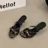 Verão 2026 Novo Salto Agulha Preto Estilo Comércio Exterior Moda Sandálias de Salto Alto Em Estoque Sandálias Mais Vendidas