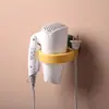 Estante para Secadora de Cabello sin Taladro Estante para Secadora de Cabello de Baño para el Hogar Estante de Almacenamiento para Baño Estante para Secadora de Cabello Montado en la Pared