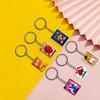 Llavero de comida mexicana, bolso, llavero, colgante, cibercelebrante, PVC, goma suave, metal, colgante, pequeña joyería