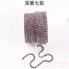 Cadena de Garras Colorida Cadena de Diamantes Densa de 3 mm Pasador de Pelo DIY Funda de Teléfono Móvil Sombrero Turbante Accesorios de Joyería Diamante AAA Nacional