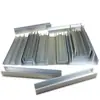 Canteadora ranura de aluminio perfil de ranura de aluminio en forma de U canal de aleación de aluminio tira perfil de aluminio en forma de U